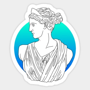 Greek Goddess Sticker